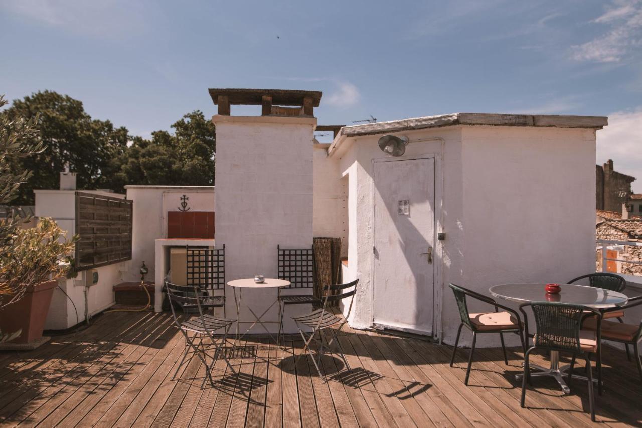 Chez Pepito & Zaza Hypercentre Rooftop Garage Nîmes Exterior photo
