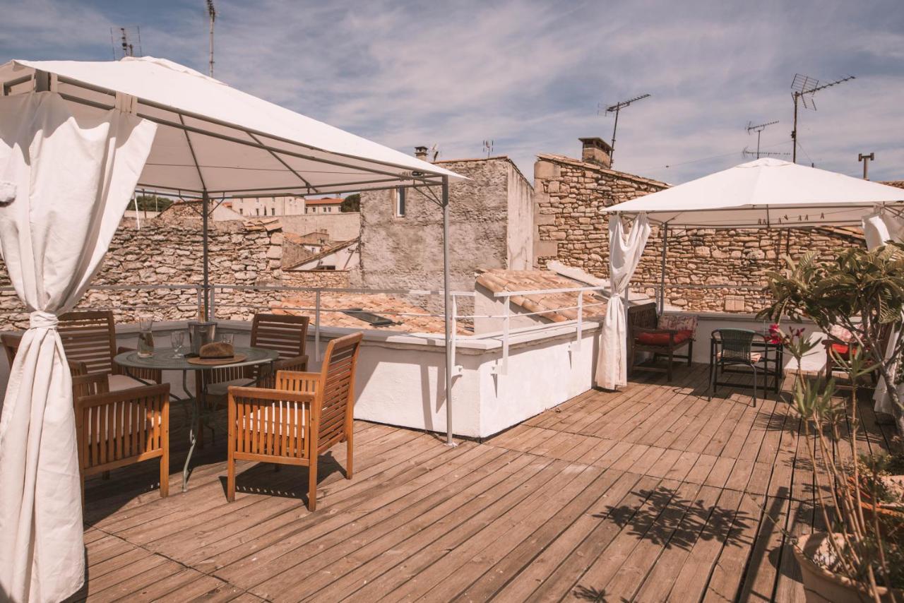 Chez Pepito & Zaza Hypercentre Rooftop Garage Nîmes Exterior photo